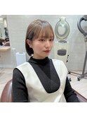 王道切りっぱなしボブ