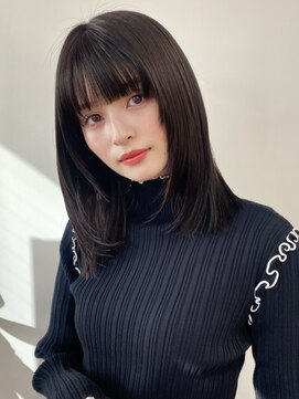 オムニス 表参道(Omnis) 美髪レイヤーカット/顔まわりレイヤー/くびれミディアムレイヤー