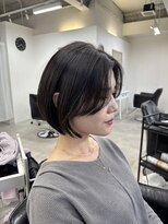 クレム 博多駅店(ChLem) 前髪長め ミニボブ 博多美容室
