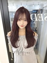 セディアル 心斎橋(SEDEAL)&nbsp;カシスピンク×レイヤーカット