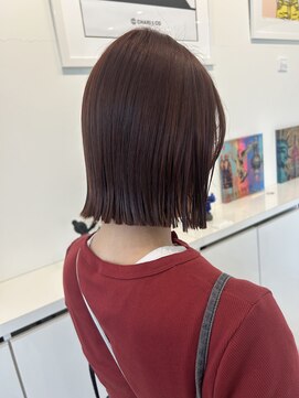 ウシワカマル ミライ(USHIWAKAMARU MIRAI) チェリーブラウン/あご下ボブ