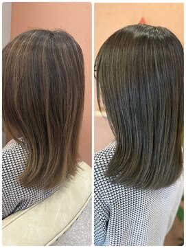 【ミディアム】白髪老化ケアカラー　三重/菰野