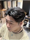 MEN’S HAIR/サーフカール/刈り上げセンターパート/柏