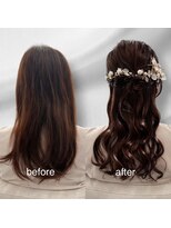 ウィールール 札幌店(WE RULE)&nbsp;ハーフアップ ロング ヘアセット 艶髪