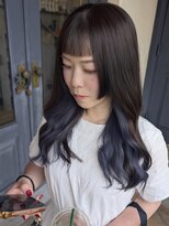 2席のみの美容室 アナイス(Anaiss) インナーカラー×ラベンダーカラー×ワイドバング*