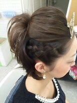 ヘアーメイク ティアラ(Hair make Tiara)&nbsp;パーティちらしヘア☆+°