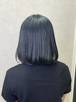 リリー(Lilley) 【lilley 藤亜弥奈】小顔ボブ☆ネイビーブラック(天神/今泉)