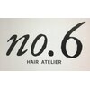 ヘアアトリエ ナンバーシックス(HAIR ATELIER no,6)のお店ロゴ