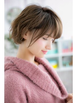ヘアアンドビューティー ミック(Hair & Beauty miq) とろみカールのフェミニンボブb