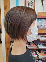 ヴァニラ(Vanilla) 襟足ツーセクションショートボブ