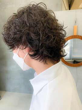 テトヘアー(teto hair) ウルフカット、ウルフパーマ、メンズロング、メンズパーマ