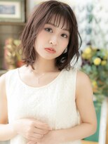 カバーヘア イヴ 戸頭店(COVER HAIR EVE)&nbsp;くせ毛風シースルー前髪小顔鎖骨ミディアムh戸頭20代30代40代!