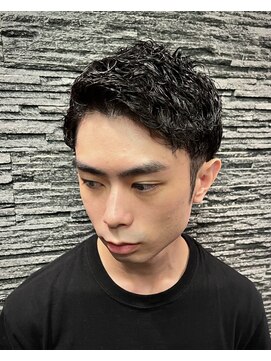 プレミアムバーバー 表参道店(PREMIUM BARBER produce by HIRO GINZA) バーバースタイル×スパイラルパーマ