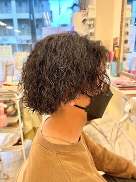 ラヴェルデ メンズカット×ツイストスパイラルパーマ