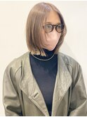 【松戸　石山】ハイトーン切りっぱなし外ハネボブ前髪無し