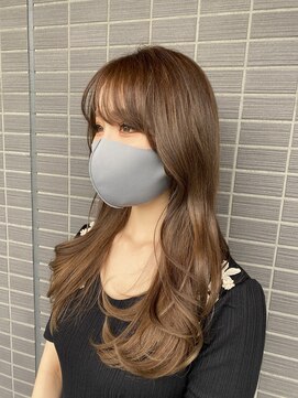 ヨペ(yeope) 【カール感が可愛い】クリーミーベージュカラーとSカール