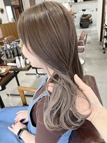 アオゾラヘアーカミノウラ(AOZORA HAIR kaminoura) インナーミルクティ