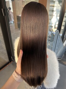 テラスヘア 新潟駅南(TERRACE hair) 【艶髪】柔らかく透けるグレーベージュ◇