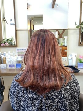 コアフィールフィス(COIFFURE fils) 新規お得クーポンあり【見附　今町】ピンクブラウンカラー
