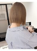 小顔タッセルボブ×美髪/イメチェン[ボブ/縮毛矯正/丸型卵型]