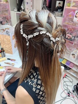 ハナココ 水戸店(hana Coco) ハーフアップ