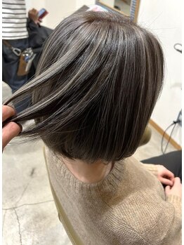 ディッシュ 五反田(dish)の写真/髪質改善カラーに注目☆まるでカラーをしていないかのような手触りに＊デザインカラークーポンも多数用意♪
