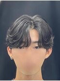韓国メンズヘア/カルマパーマ/ニュアンスパーマ*渋谷/MEN'S/眉毛