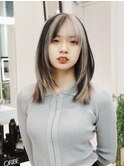 ハイトーン デザインカラー ブリーチ セクションカラー