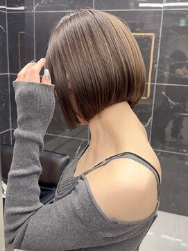 サイン 渋谷(SIGN) ハッシュカットレイヤーカットグレージュブリーチ無し