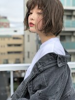 フィル(FiL) 透け感くせ毛風ボブ