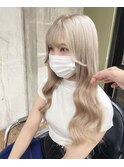 ハイトーンエクステ艶髪
