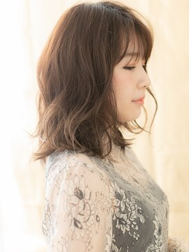 カバーヘア ブリス 大宮西口(COVER HAIR bliss) 外ハネくびれヘア小顔ミディアムウルフカット313X大宮30代40代