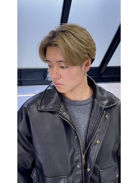 ジゼル(gisele) 仙台センターパート毛流れヘアーニュアンスパーマ