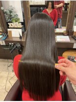 アンツ ヘアーアンドリゾート 辻堂本店(ANT'S Hair and Resort) くびれヘア/アプリコットオレンジ/ハイライトカラー/辻堂