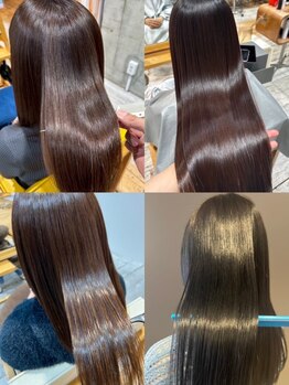 クーヘアー(coohair)の写真/【一社】徹底的にダメージレスにこだわる縮毛矯正。髪に優しく自然なストレートヘアが叶う☆お悩みの方必見