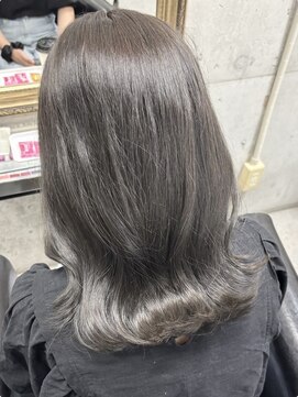 ルノン シェリー(LUNON cheliy) アプリコットオレンジくびれヘアハイライトカラー熊本