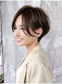 ショートヘア/分け目なし/イメチェン/30代40代50代60代/表参道