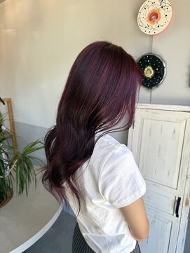 イェスオキナワ(yes okinawa) ダブルカラーでつくるカシスレッド