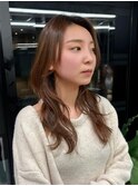 レイヤーカットミディアムレイヤー顔周りレイヤーロングレイヤー