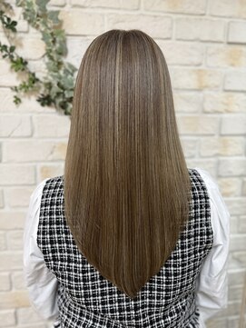 ミックリンクバイリッシュ(mic link by Riche) ハイライト×髪質改善カラー