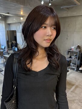 海外風レイヤー/海外レイヤー/チョコブラウン