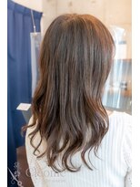 クレオメバイスーリール(Cleome by sourire)&nbsp;♪オリーブグレー小顔レイヤーカットクラゲヘアーココアベージュ
