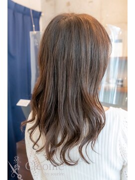 クレオメバイスーリール(Cleome by sourire) ♪オリーブグレー小顔レイヤーカットクラゲヘアーココアベージュ