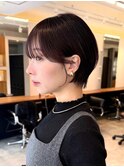 コンパクトショートカット丸みショートくびれショートボブ表参道