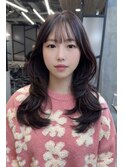 ハッシュカット　レイヤーカット　韓国ヘア　zina池袋小林優