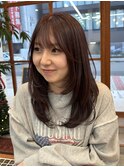 顔周りレイヤー/オレンジブラウン