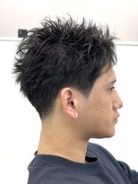 ウィル バイ ブラウン(Vir by Brown)&nbsp;MEN’S HAIR/サーフカール/刈り上げセンターパート/藤沢