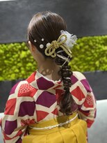 バサラ 大阪なんば店(VASARA)&nbsp;大阪なんば/小紋ヘア/着物ヘア/卒業式ヘア/成人式ヘア