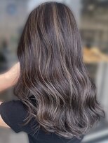アース 戸塚店(HAIR&MAKE EARTH)&nbsp;30代ハイライトバレイヤージュ透明感外国人風ブロンドメッシュ