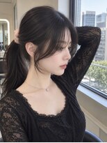 ウィル 京橋店(WiLL)&nbsp;黒髪ロング×結んでも可愛い骨格似合わせ顔周り